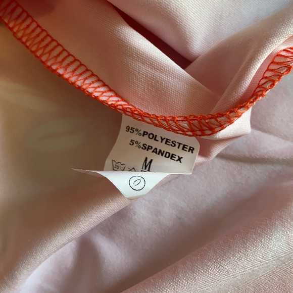 Red and White Floral Halter Dress - Medium - Picture 7 of 7